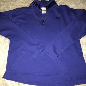 PINK purple quarter zip jacket